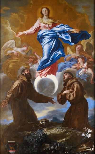 The Immaculate Conception with Saints Francis of Assisi and Anthony of Padua by Giovanni Benedetto Castiglione